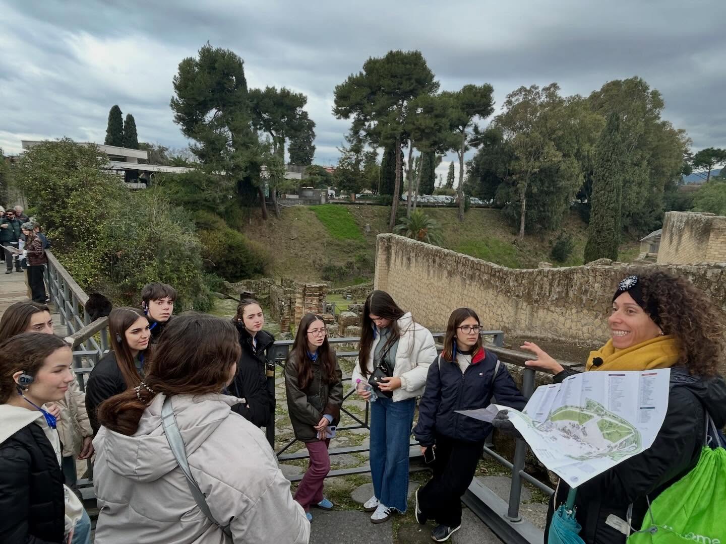 Fotografía de la jornada 3 del intercambio Erasmus+ en Pozzuoli.