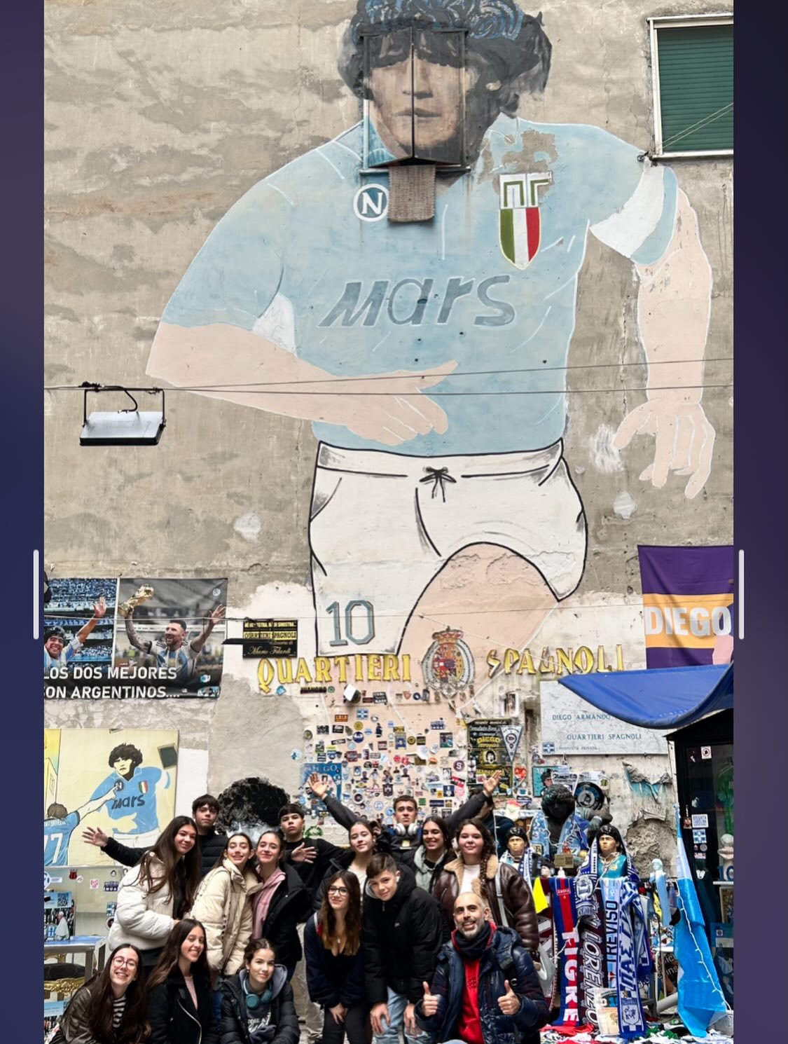 Fotografía de la jornada 4 del intercambio Erasmus+ en Pozzuoli.